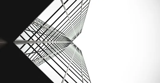 modern-building-reflection-bw