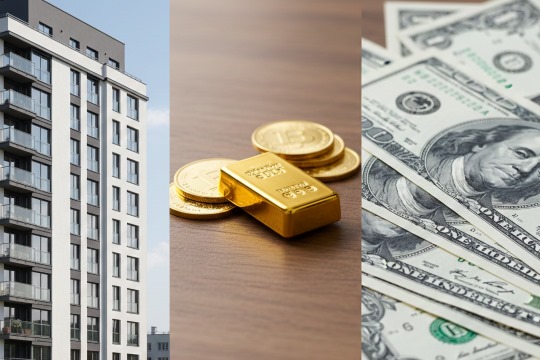 طلا یا دلار یا مسکن