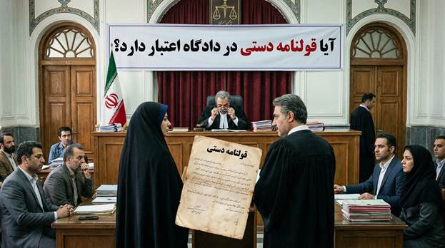 ایا قولنامه دستی در دادگاه اعتبار دارد؟